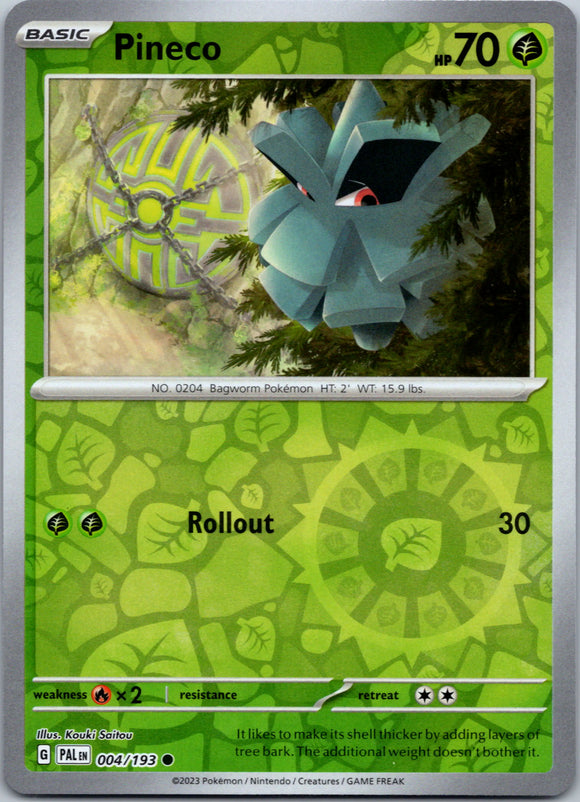 Pineco [004/193] [Paldea Evolved] Reverse Holofoil