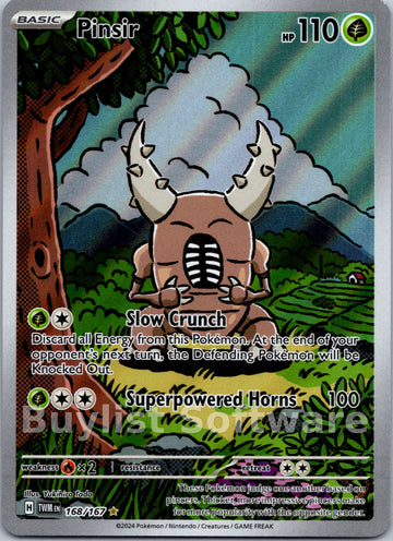 Pinsir [168/167] - (Twilight Masquerade) Holofoil