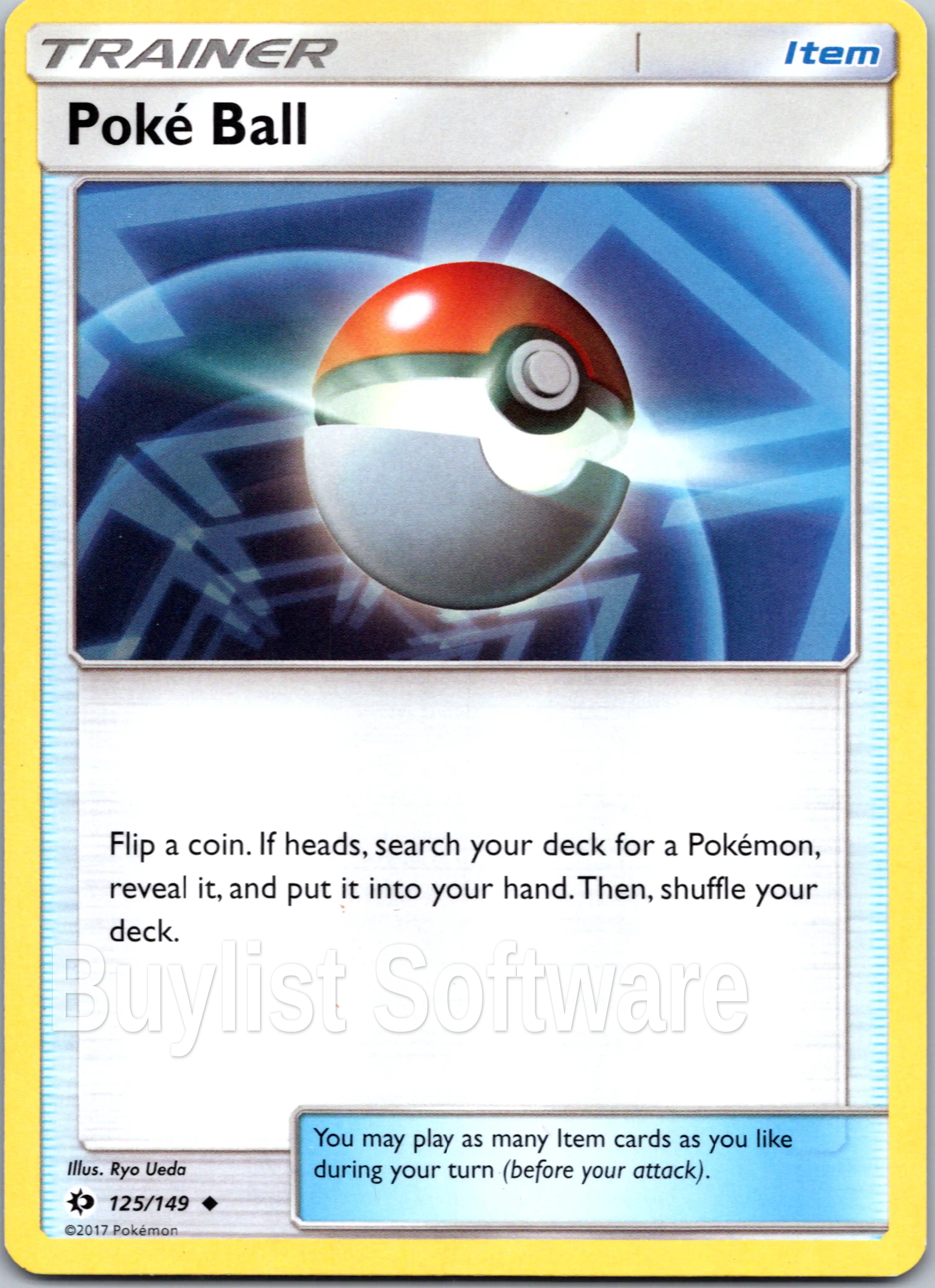 Poke Ball [125/149] [Sun & Moon Base Set]