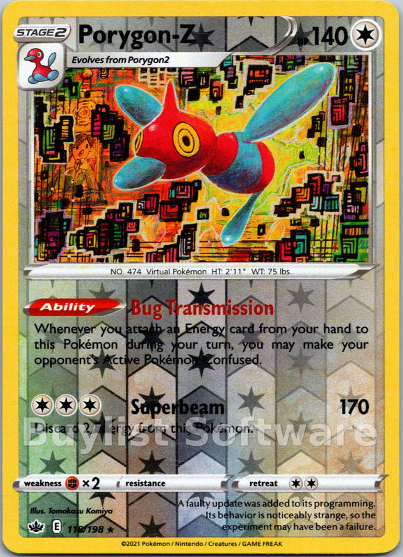 Porygon-Z (118/198) [Sword & Shield: Chilling Reign]