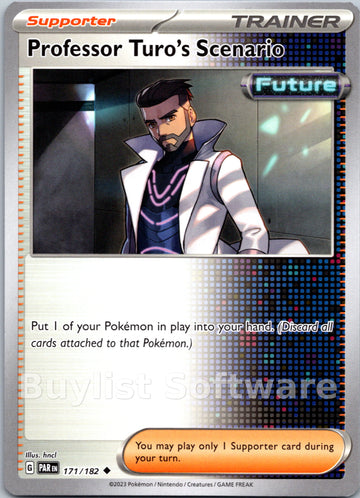 Professor Turo's Scenario (171/182) - [Scarlet & Violet: Paradox Rift] Reverse Holofoil