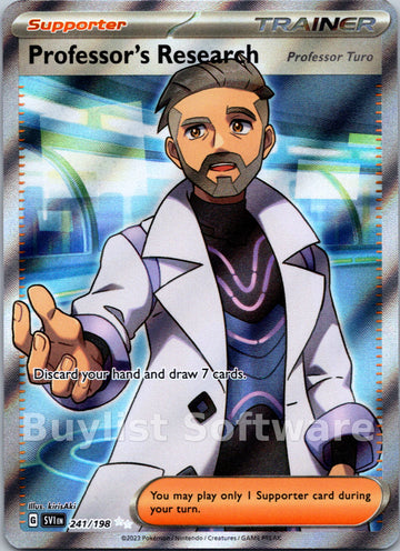Professor's Research - 241/198 [241] - (SV01 Scarlet & Violet Base Set) Holofoil