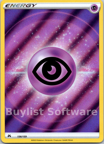 Psychic Energy (156/159) (Texture Full Art) [Sword & Shield: Crown Zenith]