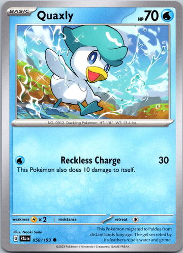 Quaxly - 050/193 [050/193] [Paldea Evolved]