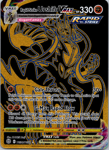 Rapid Strike Urshifu VMAX (Secret) [TG30/TG30] [Brilliant Stars Trainer Gallery] Holofoil