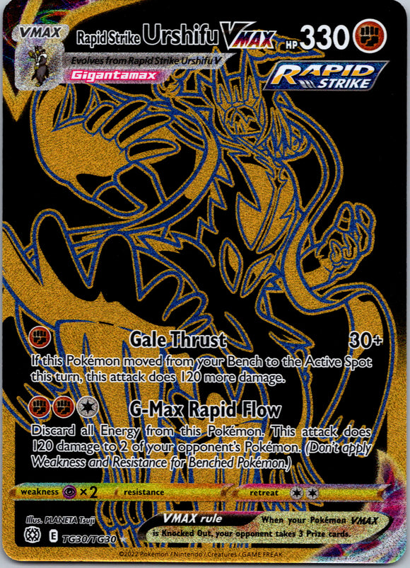 Rapid Strike Urshifu VMAX (Secret) [TG30/TG30] [Brilliant Stars Trainer Gallery] Holofoil