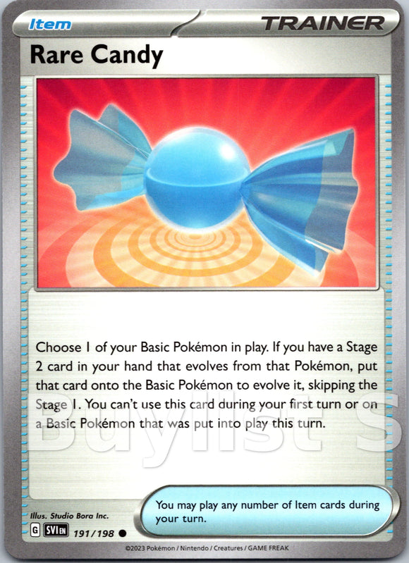 Rare Candy - 191/198 [191] - (SV01 Scarlet & Violet Base Set)