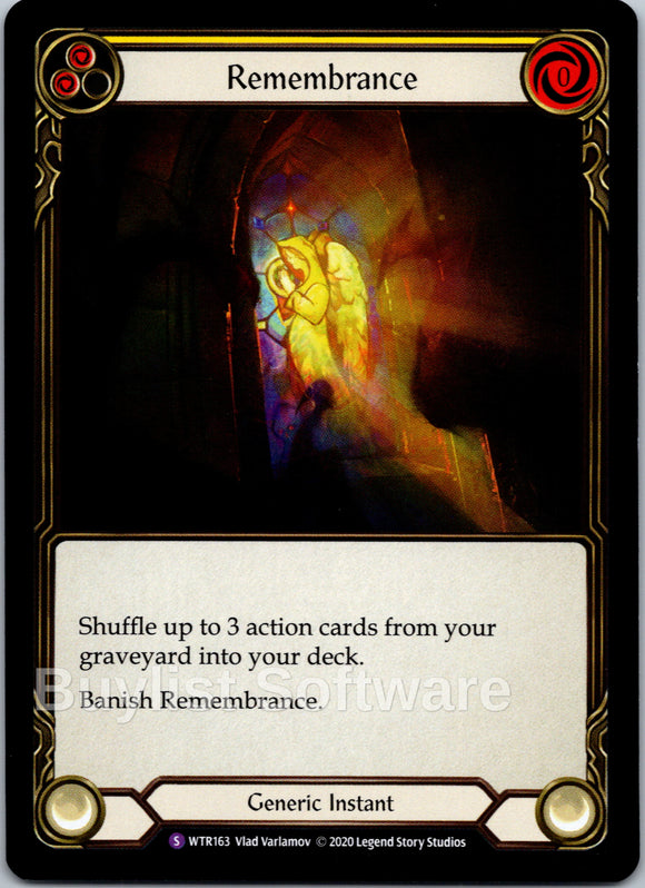Remembrance [WTR163] Unlimited Rainbow Foil