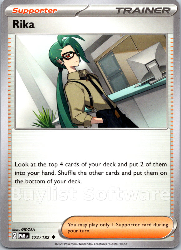 Rika (172/182) - [Scarlet & Violet: Paradox Rift] Reverse Holofoil