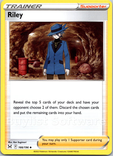 Riley (166/196) [Sword & Shield: Lost Origin]