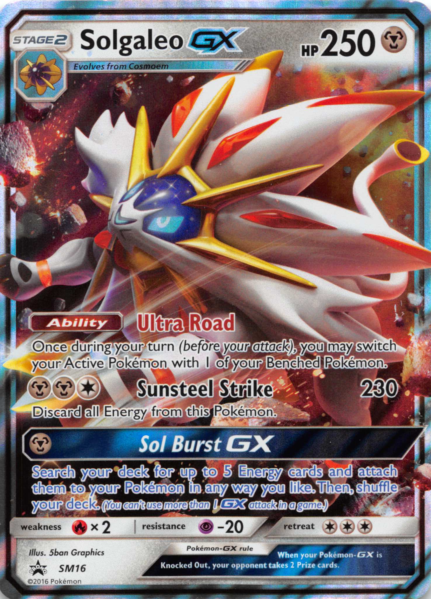 Solgaleo GX (SM16) [Sun & Moon: Black Star Promos]