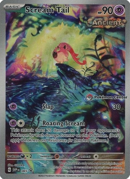 Scream Tail - (Pokemon Center Exclusive) [065] - (SV Scarlet & Violet Promo Cards) Holofoil