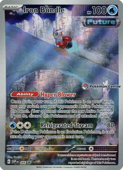 Iron Bundle - 066 (Pokemon Center Exclusive) [66] - (SV Scarlet & Violet Promo Cards) Holofoil