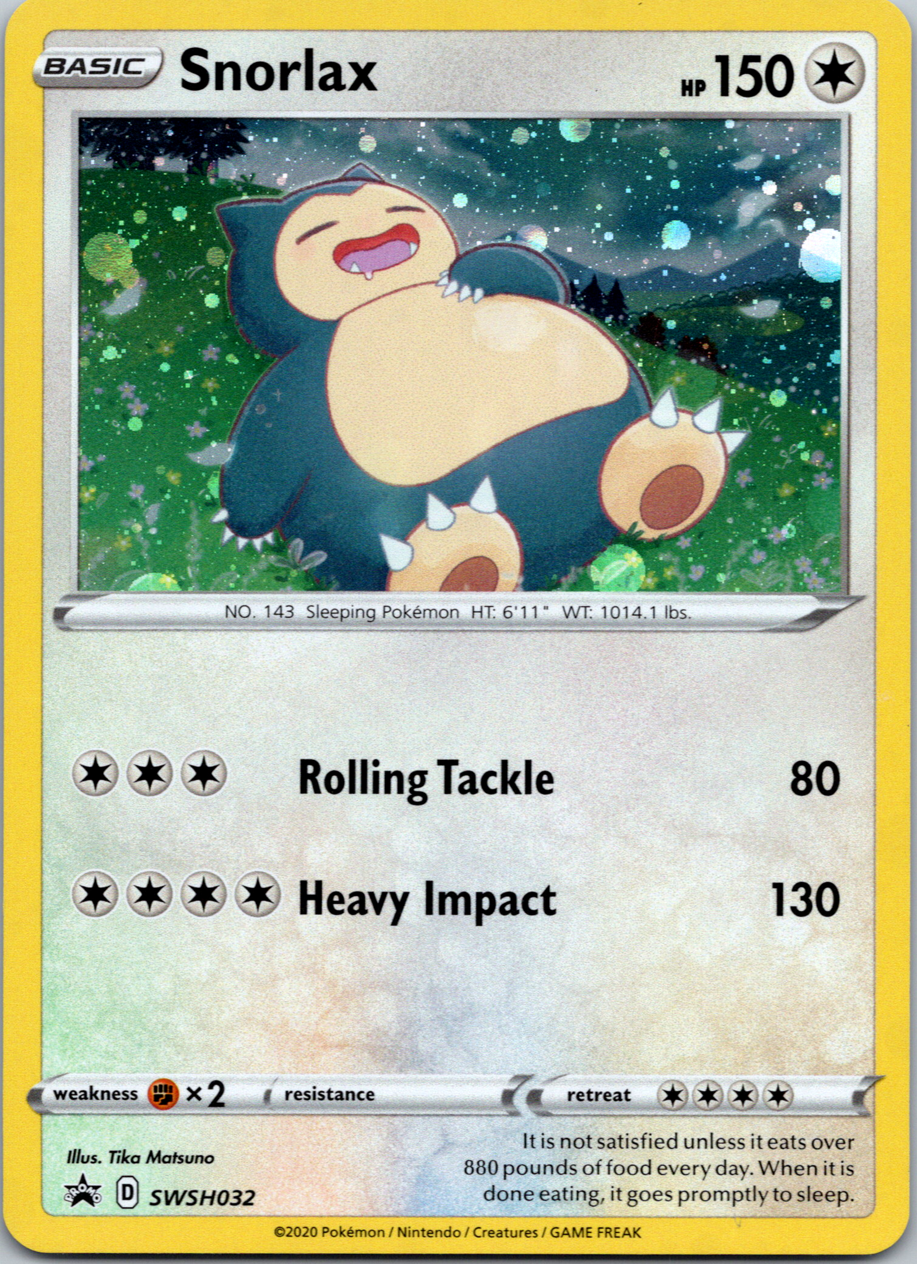 Snorlax (SWSH032) [Sword & Shield: Black Star Promos]