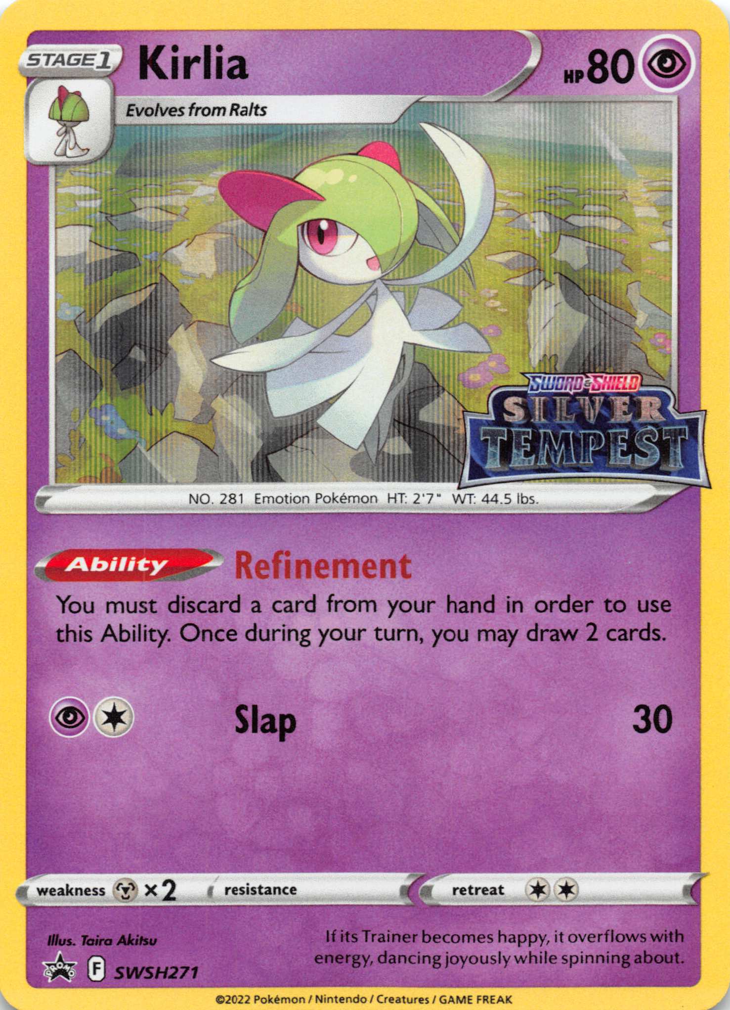 Kirlia (SWSH271) (Prerelease) [Sword & Shield: Black Star Promos]