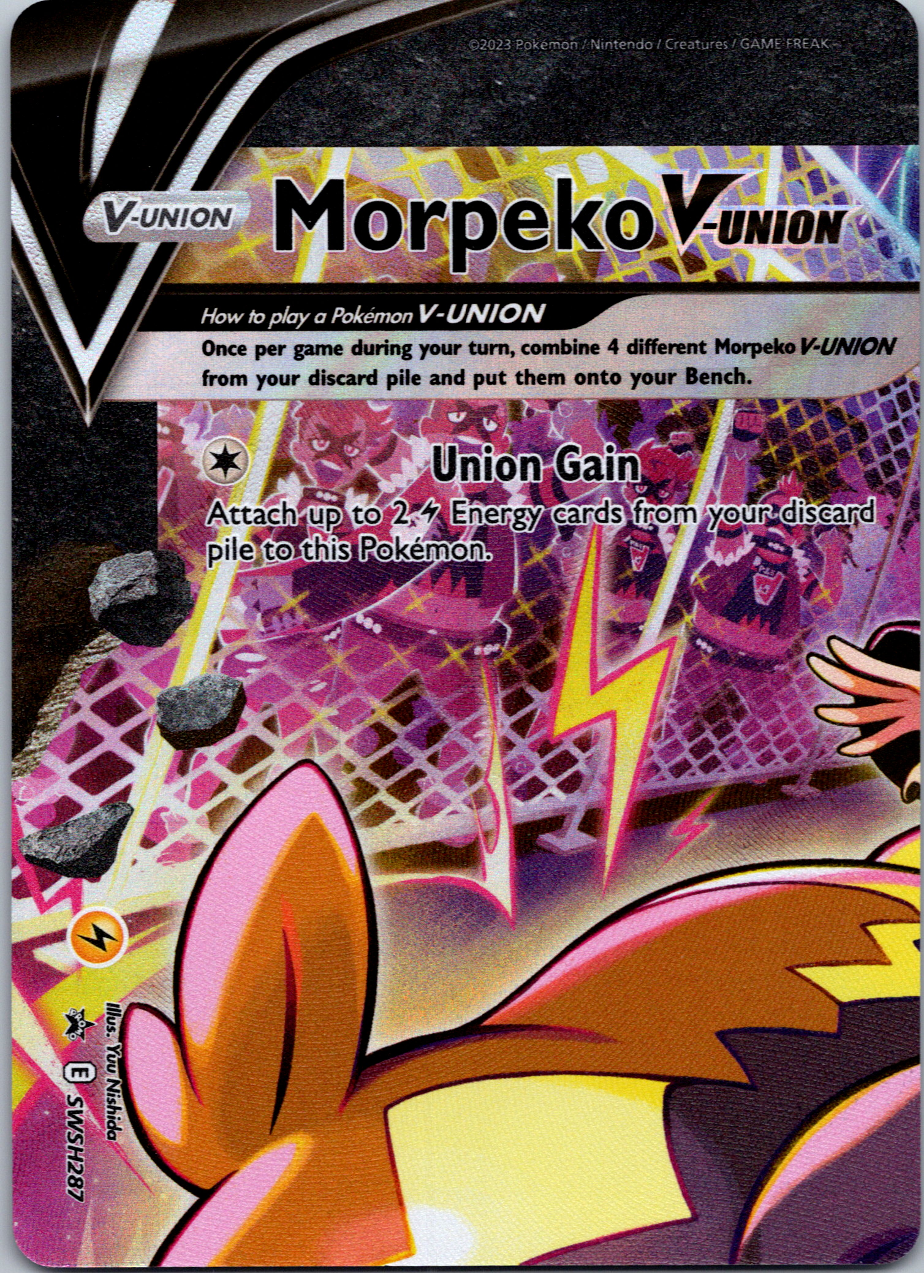 Morpeko V-Union (SWSH287) [Sword & Shield: Black Star Promos]