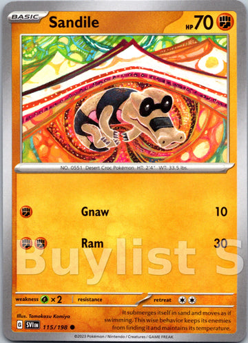 Sandile - 115/198 [115] - (SV01 Scarlet & Violet Base Set)