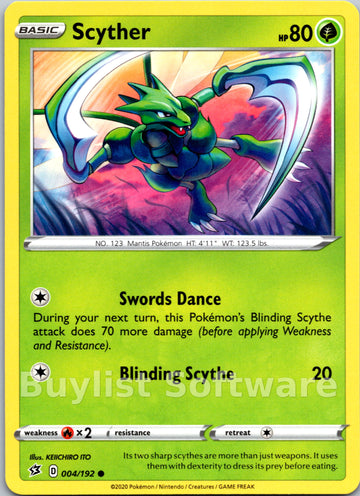 Scyther (004/192) [Sword & Shield: Rebel Clash]