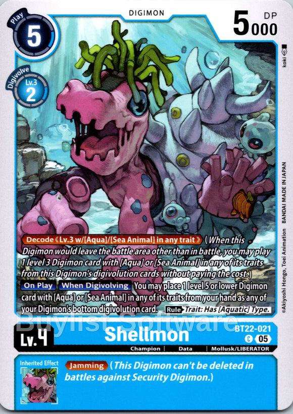 Shellmon [BT22-021 C] [Cyber Eden]