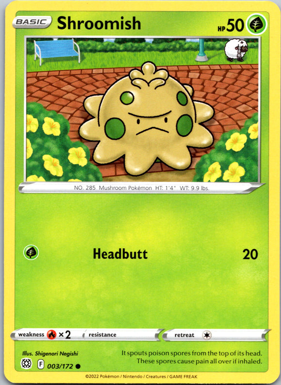 Shroomish [003/172] [Brilliant Stars] Reverse Holofoil