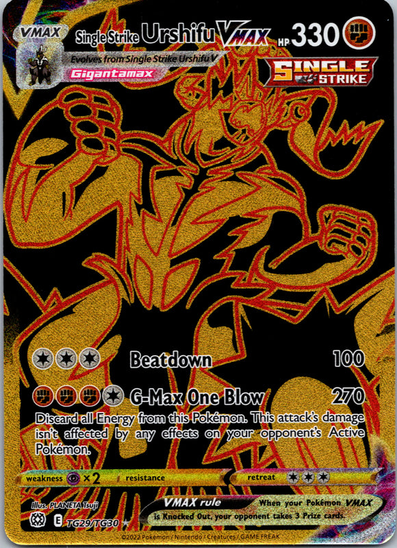 Single Strike Urshifu VMAX (Secret) [TG29/TG30] [Brilliant Stars Trainer Gallery] Holofoil