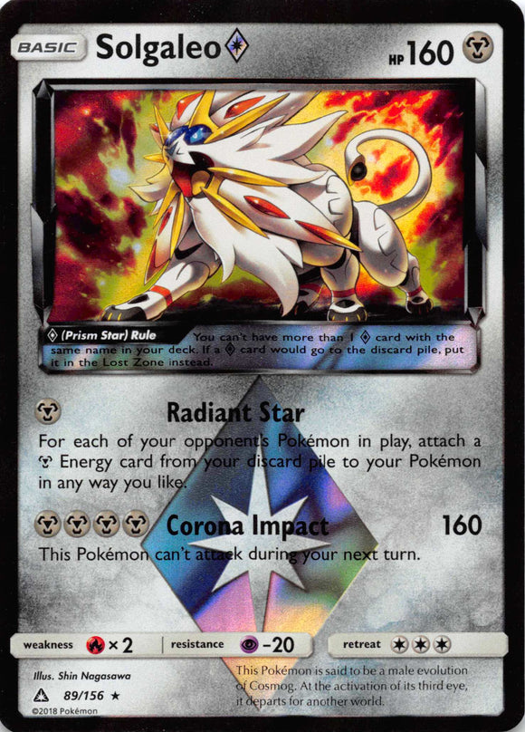 Solgaleo Prism Star [89/156] [Ultra Prism] Holofoil