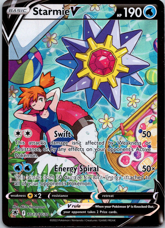 Starmie V [TG13/TG30] [Astral Radiance Trainer Gallery] Holofoil