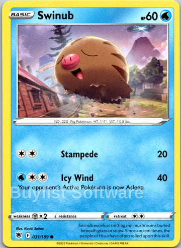 Swinub [031/189] [Astral Radiance]