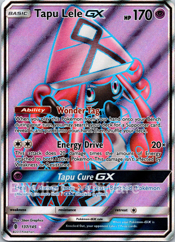 Tapu Lele GX (Full Art) [137/145] [Guardians Rising] Holofoil