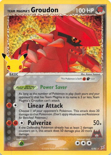 Team Magma's Groudon [9/95] [Celebrations: Classic Collection] Holofoil