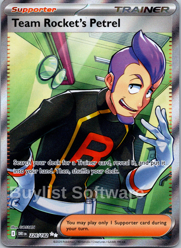 Team Rocket's Petrel - 226/182 [226/182] [Destined Rivals] Holofoil