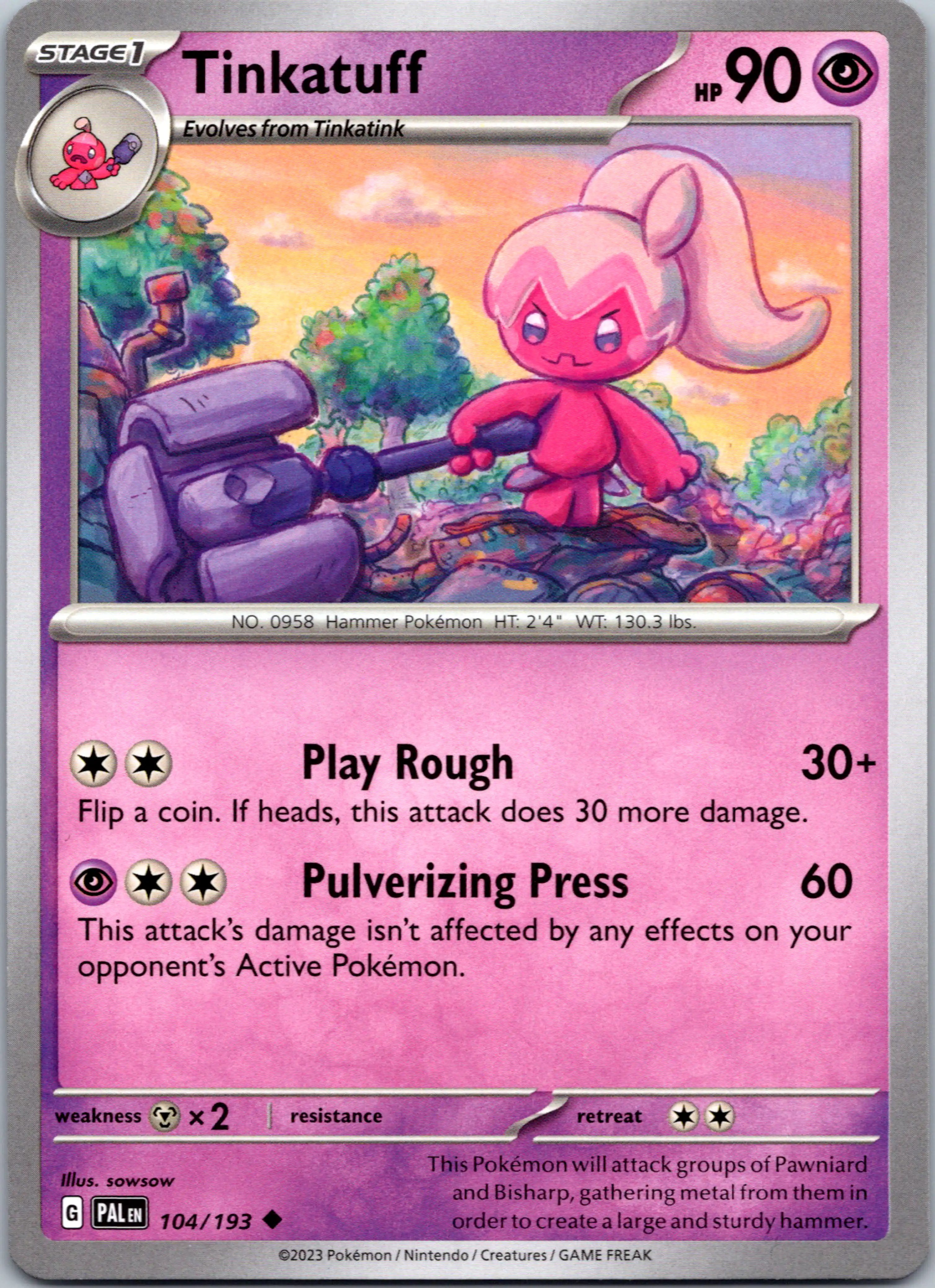 Tinkatuff - 104/193 [104/193] [Paldea Evolved]
