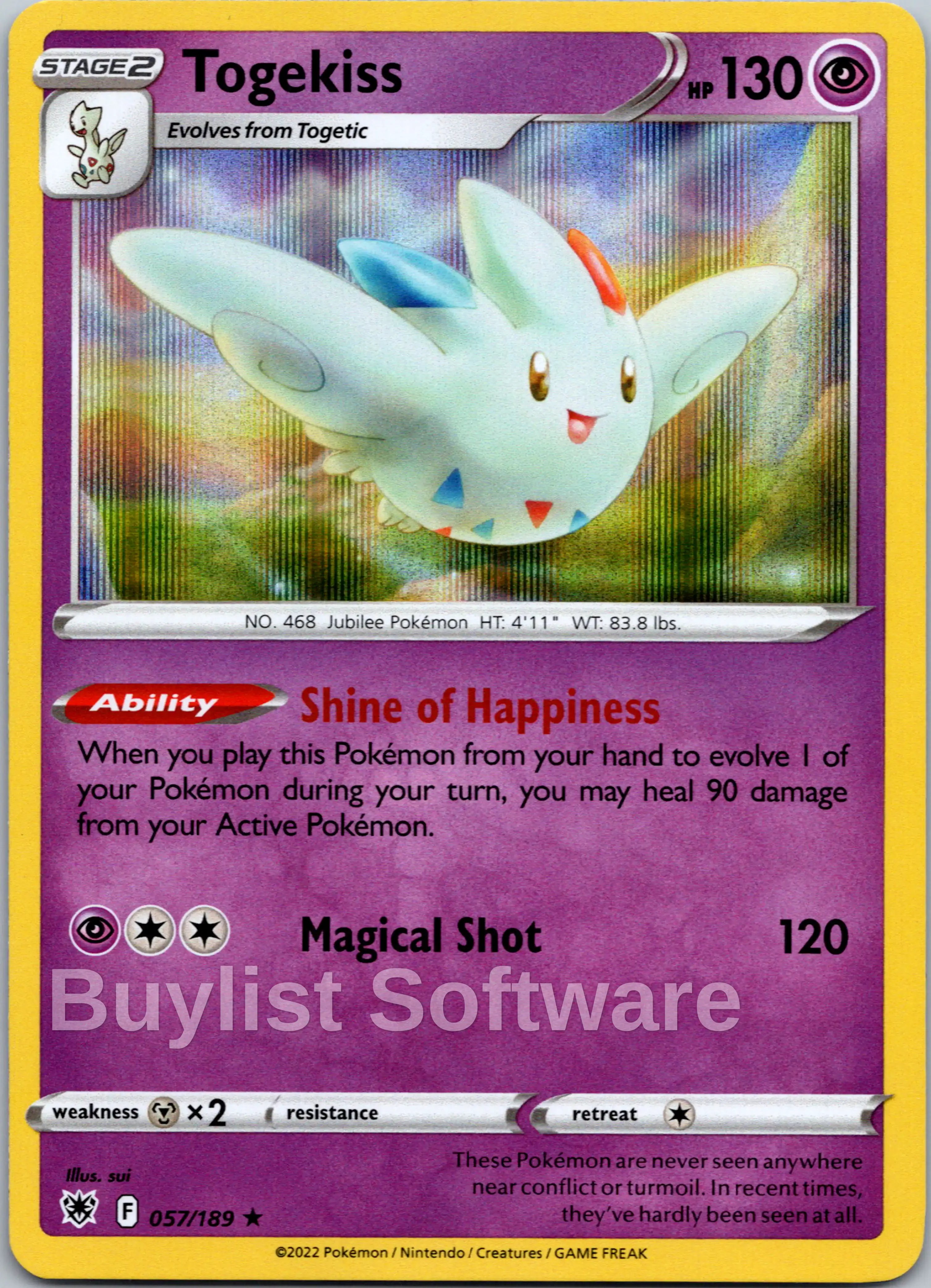 Togekiss [057/189] [Astral Radiance] Holofoil