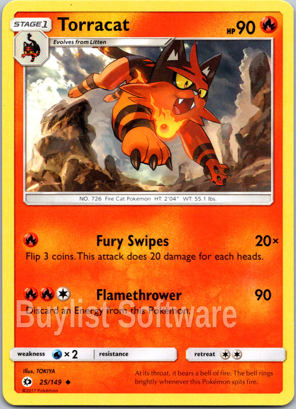 Torracat [25/149] [Sun & Moon Base Set]