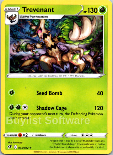 Trevenant (015/192) [Sword & Shield: Rebel Clash]