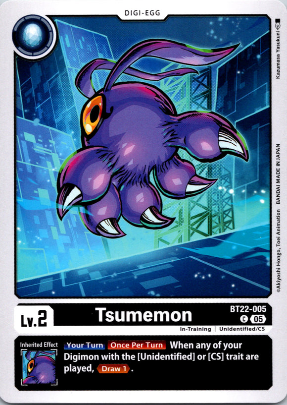 Tsumemon [BT22-005 C] [Cyber Eden]