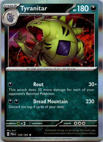 Tyranitar - 135/193 [135/193] [Paldea Evolved] Holofoil