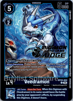 Veedramon (Judge Pack 2025 Wave 2) [BT22-022 C] [Cyber Eden] Foil