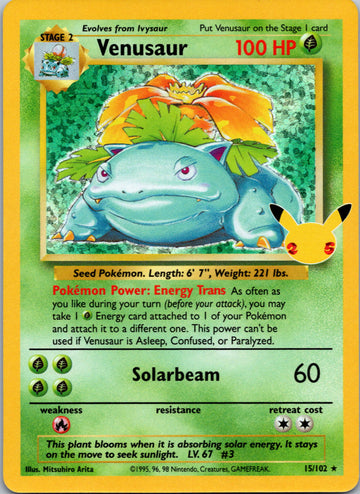 Venusaur [15/102] [Celebrations: Classic Collection] Holofoil