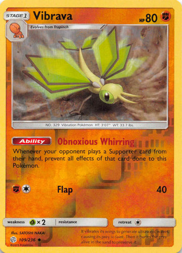 Vibrava [109/236] [Cosmic Eclipse] Reverse Holofoil