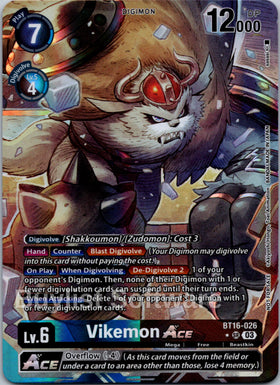 Vikemon ACE (Cyber Eden Release Event Winner) [BT16-026 SR] [Cyber Eden Release Event Cards] Foil