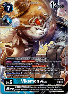 Vikemon ACE (Cyber Eden Release Event Participant) [BT16-026 SR] [Cyber Eden Release Event Cards]