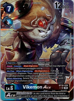 Vikemon ACE (Cyber Eden Release Event Winner) [BT16-026 SR] [Cyber Eden Release Event Cards] Foil