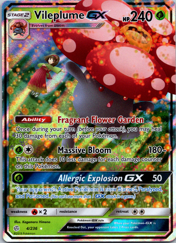 Vileplume GX [4/236] [Cosmic Eclipse] Holofoil