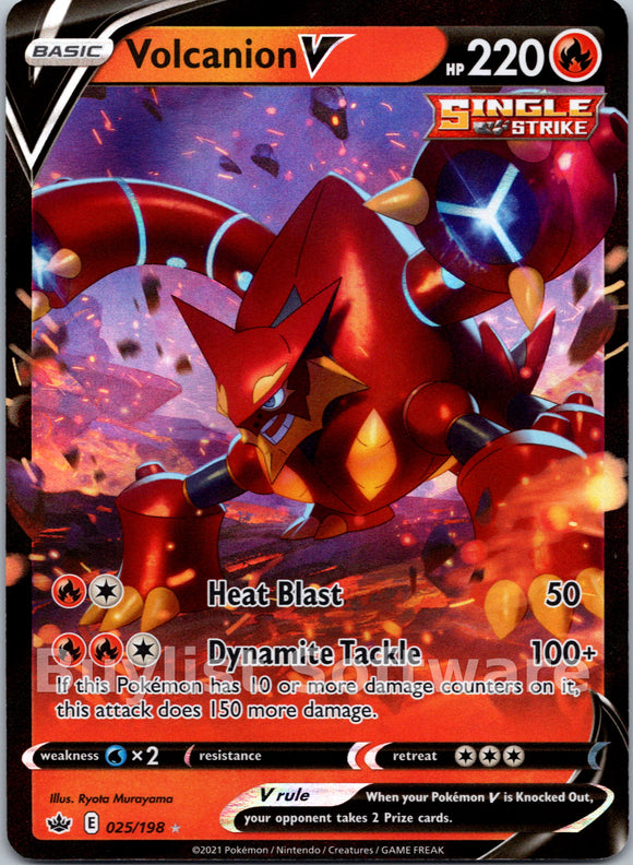 Volcanion V (025/198) [Sword & Shield: Chilling Reign]