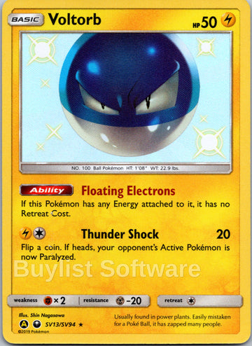 Voltorb (SV13/SV94) [Hidden Fates: Shiny Vault]