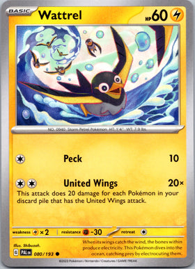 Wattrel - 080/193 [080/193] [Paldea Evolved]