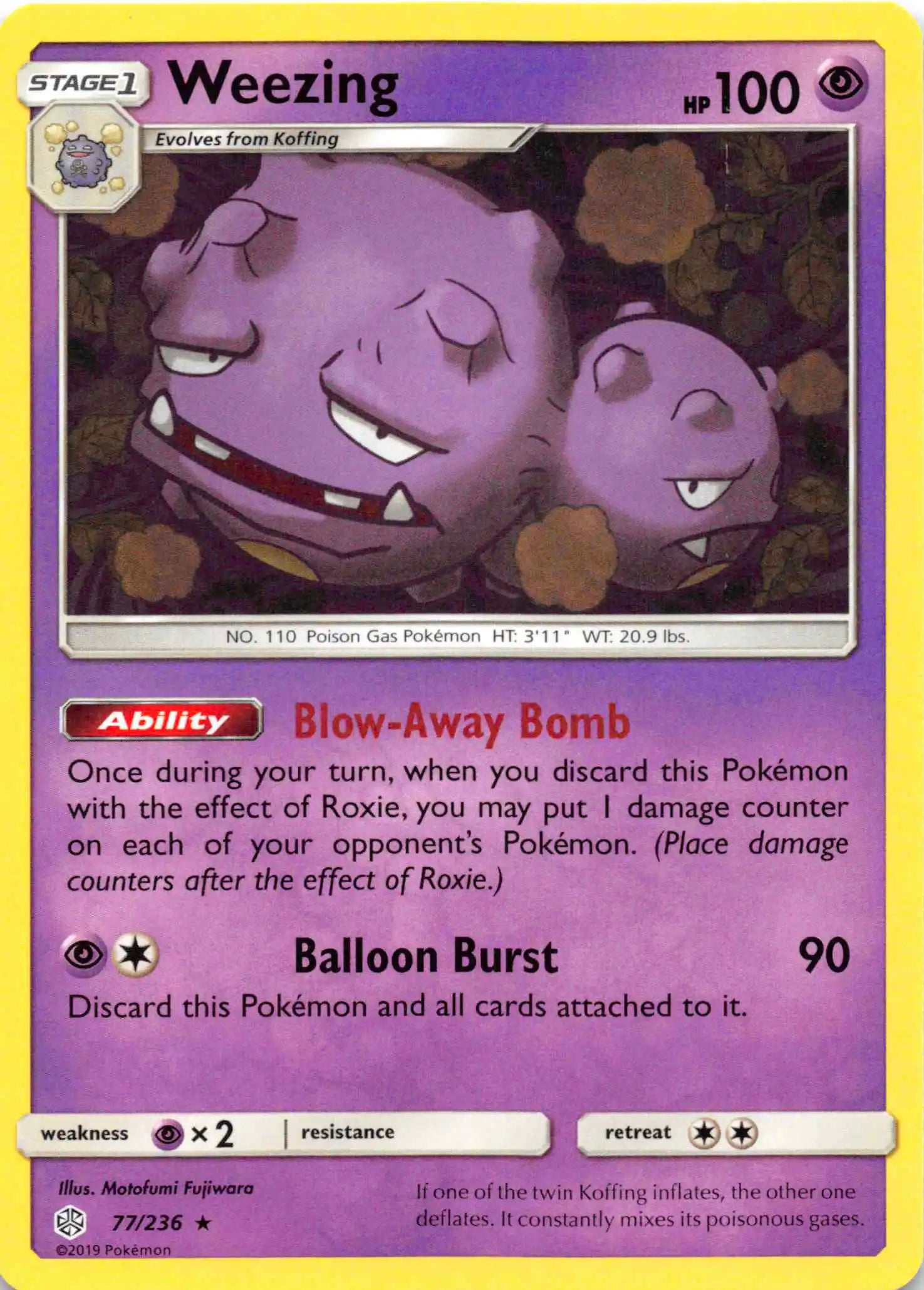 Weezing [77/236] [Cosmic Eclipse]