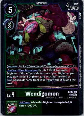 Wendigomon [ST17-04-U] [Starter Deck 17: Double Typhoon Advanced Deck Set Pre-Release Cards] Foil