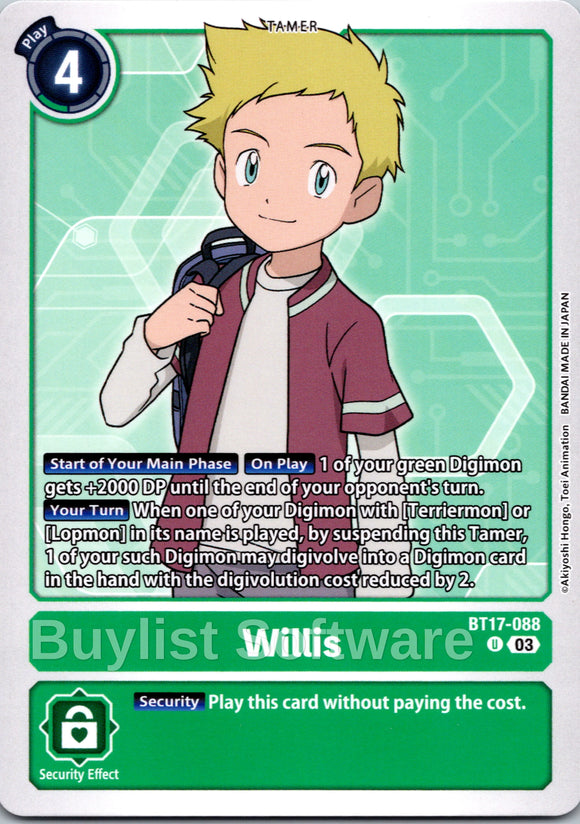 Willis [BT17-088-U] [Secret Crisis] Normal